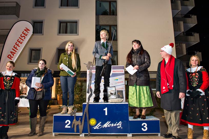 Preisverleihung bei der Jäger Ski WM 2013 in Silvaplana | © Montafon Tourismus GmbH, Schruns Preisverleihung bei der Jäger Ski WM 2013 in Silvaplana | © Montafon Tourismus GmbH, Schruns