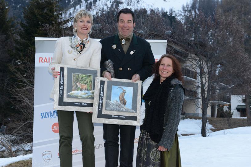 Preisverleihung bei der Jäger Ski WM 2015 in Silvaplana | © Montafon Tourismus GmbH, Schruns Preisverleihung bei der Jäger Ski WM 2015 in Silvaplana | © Montafon Tourismus GmbH, Schruns