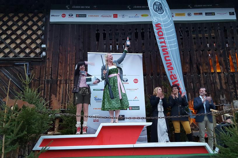 Preisverleihung bei der Jäger Ski WM 2016 in Montafon | © Montafon Tourismus GmbH, Schruns Preisverleihung bei der Jäger Ski WM 2016 in Montafon | © Montafon Tourismus GmbH, Schruns