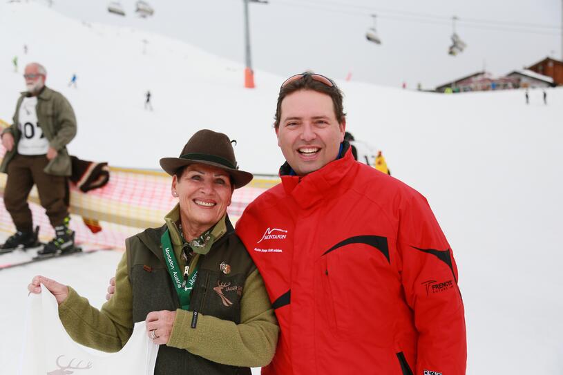 Gertraud Pointner und Manuel Bitschnau bei der Jäger Ski WM 2016 in Montafon | © Montafon Tourismus GmbH, Schruns Gertraud Pointner und Manuel Bitschnau bei der Jäger Ski WM 2016 in Montafon | © Montafon Tourismus GmbH, Schruns