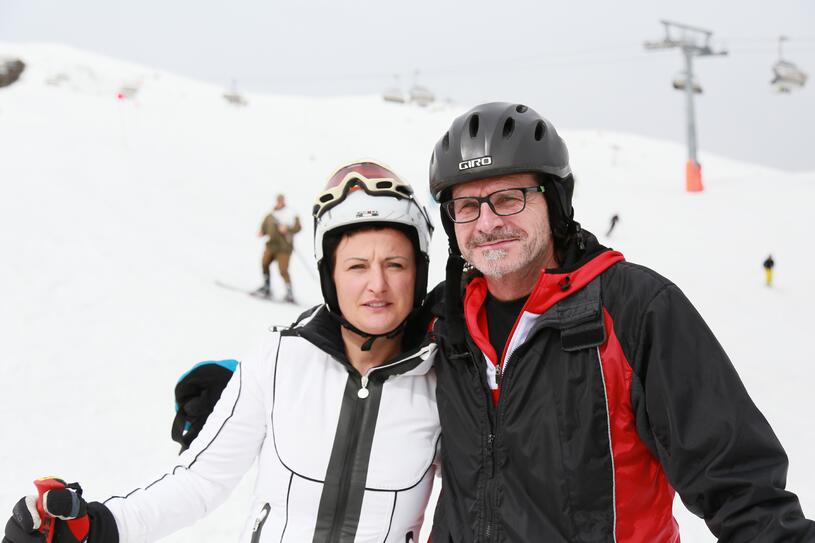 Sandra & Herbert Bitschnau bei der Jäger Ski WM 2016 in Montafon | © Montafon Tourismus GmbH, Schruns Sandra & Herbert Bitschnau bei der Jäger Ski WM 2016 in Montafon | © Montafon Tourismus GmbH, Schruns